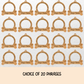 Personalised Dog Christmas Decorations | Wooden Dog Baubles