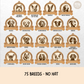 Personalised Dog Christmas Decorations | Wooden Dog Baubles