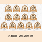 Personalised Dog Christmas Decorations | Wooden Dog Baubles